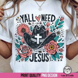 Ya'll Need Jesus PNG