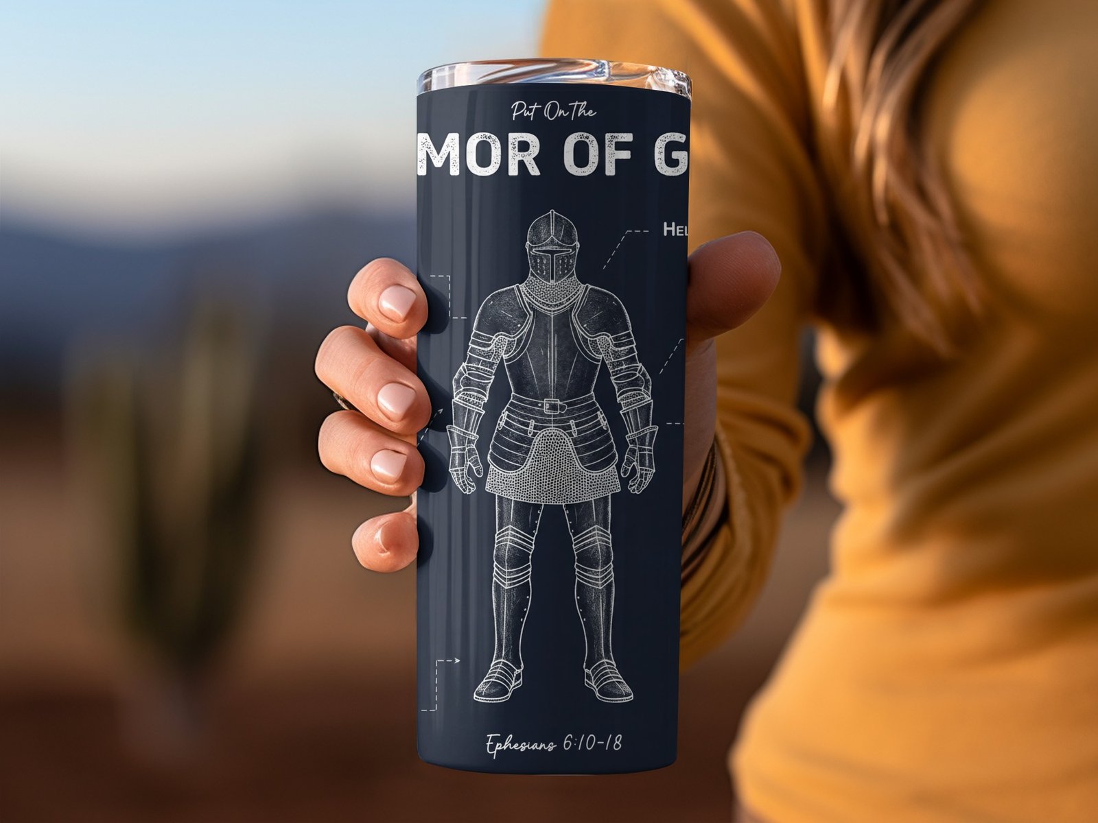 Armor of God Blueprint Tumbler Wrap - Image 2