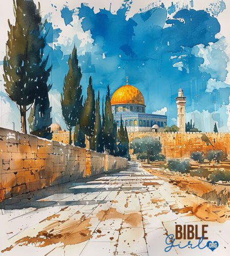 Biblical Journaling Ideas - Jerusalem Watercolor