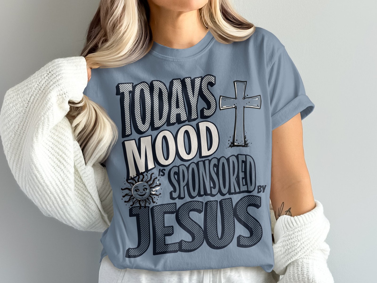 Sponsored by Jesus PNG plus Sleeve Design - Image 5