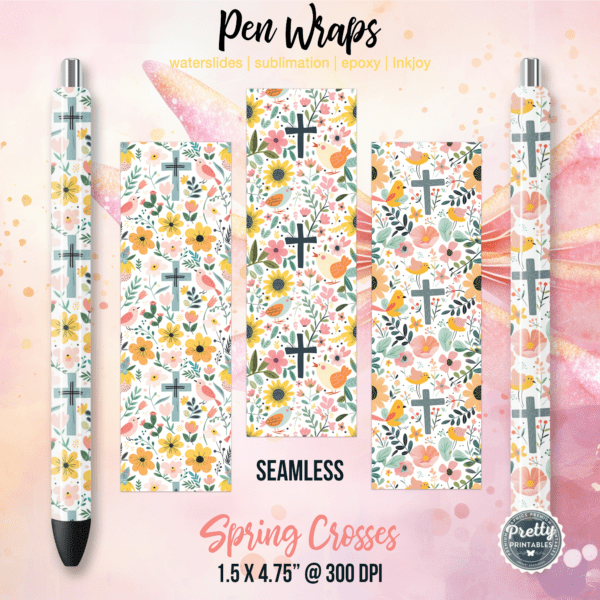 Easter Crosses Pen Wraps