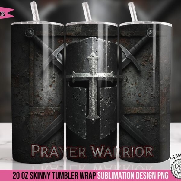 Prayer Warrior Tumbler Wrap