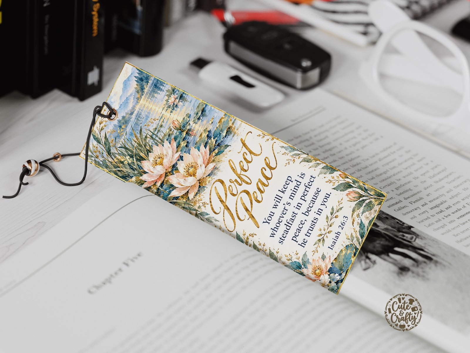 Renewed Mind Printable Bookmarks: Set of 6 Christian Bookmarks for Women